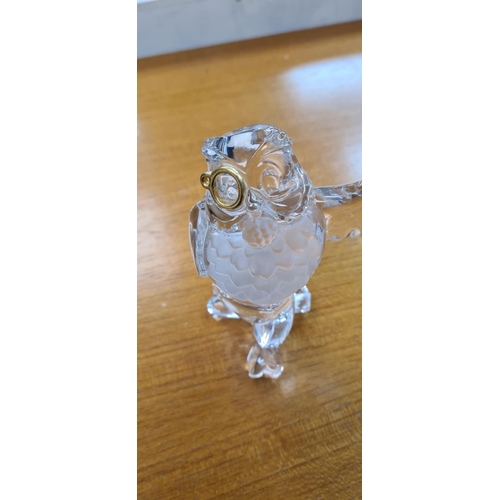 70a - Lennox Disney Crystal Owl-Winnie the Pooh Collection