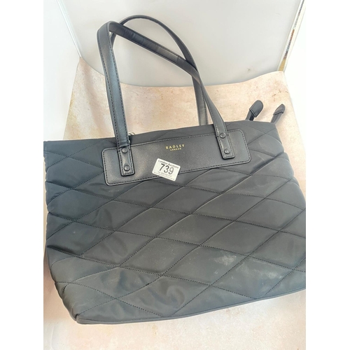 739 - Radley Handbag and a Calvin Klein Handbag