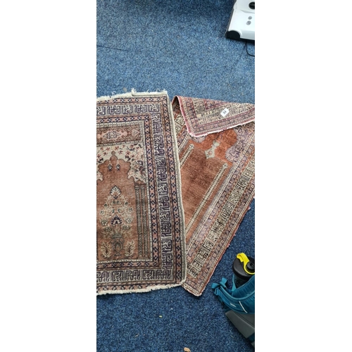 94 - Pair of Silk Prayer Rugs