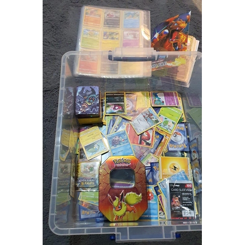 150 - Good Lot containing a collection of trading cards including unopened Pokemon Cards. 400+ Cards