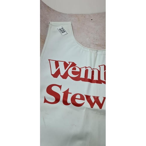 220 - Vintage Wembley Stewards Vest