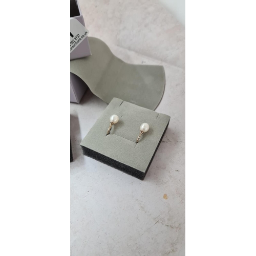 237 - 2 Pairs of New Silver Earrings