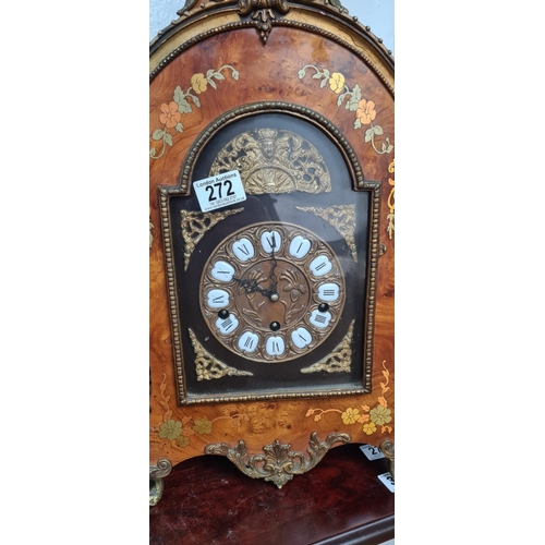 272 - A Franz Hermle German Mantle Clock