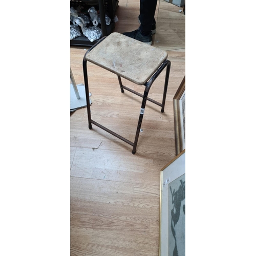 296 - Vintage Lab Stool