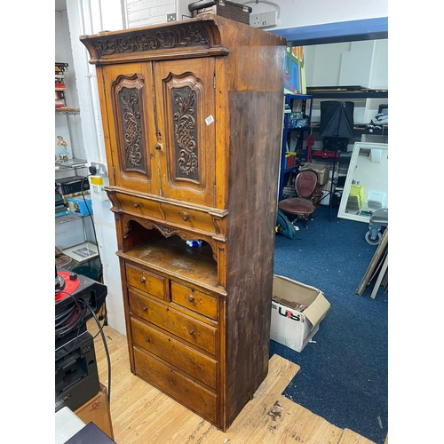 313 - 19th Century Oak Cupboard