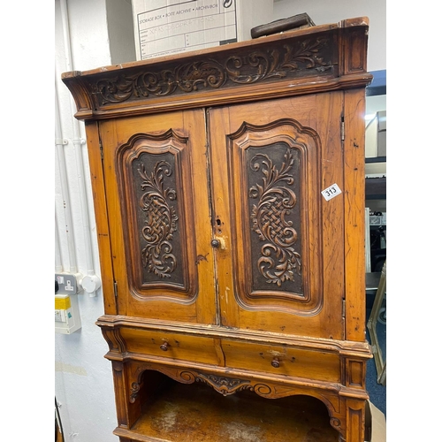 313 - 19th Century Oak Cupboard