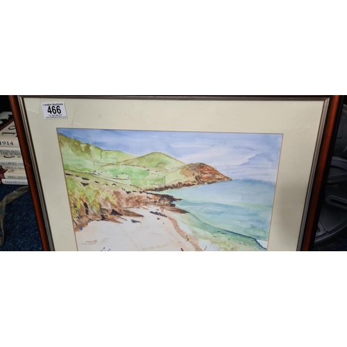 466 - Watercolour of Dingle, Kerry, Ireland signed Sri