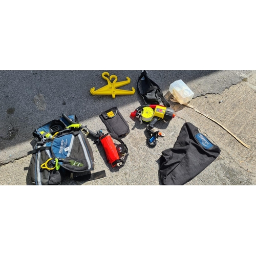 476 - Good Lot of Scuba Diving Equipment including Vest, Lights etc