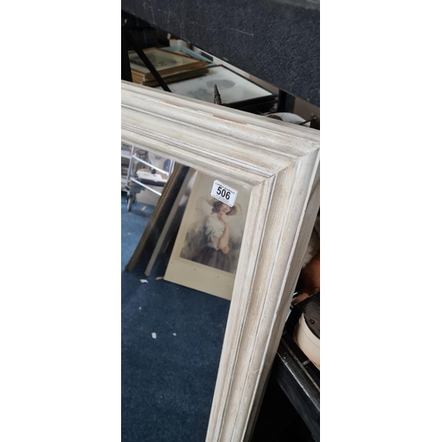 506 - Large Painted Mirror 90cmx120cm