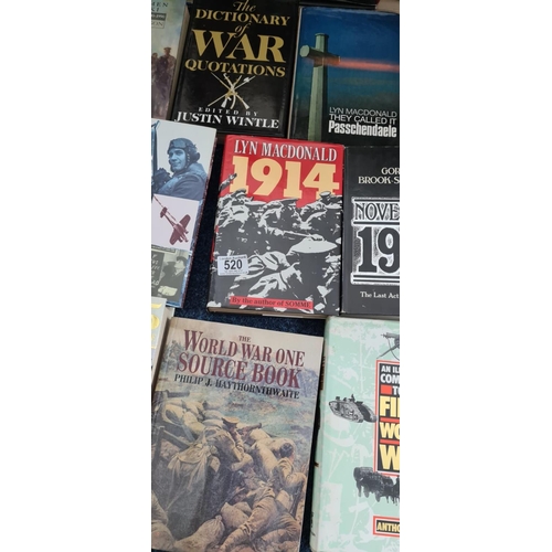 520 - Good Lot of First World War Books