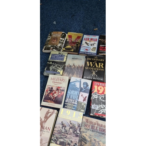 520 - Good Lot of First World War Books