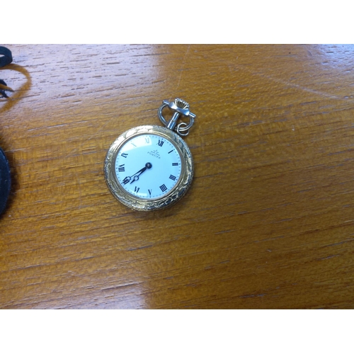 13 - Ladies Pontifa Gold Tone Pocket Watch