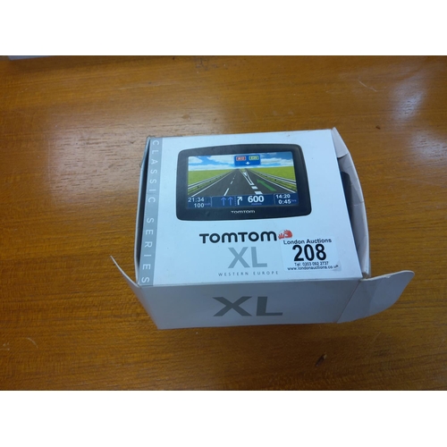 208 - Boxed Tom Tom XL Sat Nav