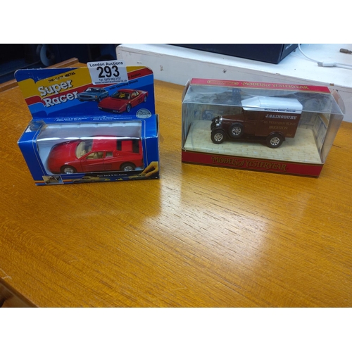 293 - 2 Diecast Cars