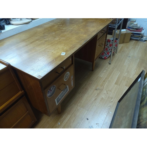 319 - Mid Century Morris of Glasgow Teak Desk