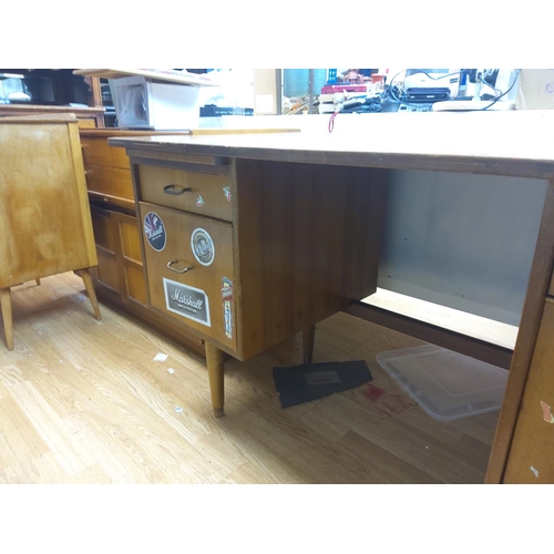 319 - Mid Century Morris of Glasgow Teak Desk