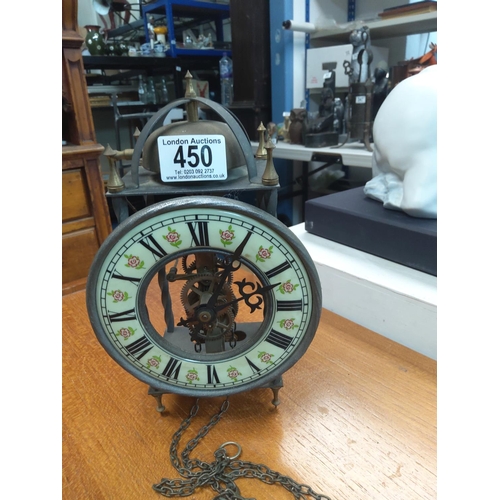 450 - Tempus Fugit Skeleton Clock