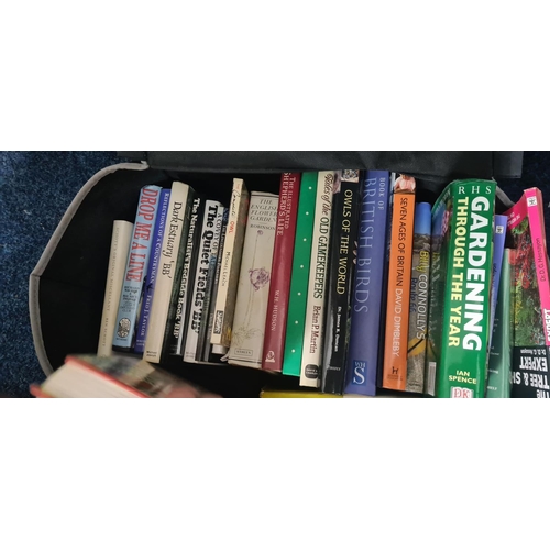 523 - Suitcase of Mixed Books incl. Gardening