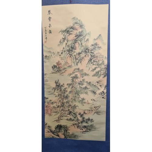 325 - Vintage Chinese Scroll Painting