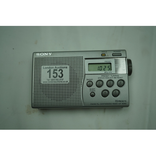 153 - Sony ICF M260 Portable Radio