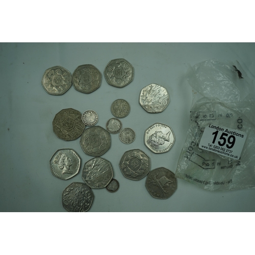 159 - Assorted Collectable Coins incl. Silver