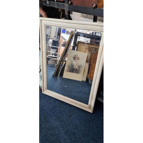 763 - Large Painted Mirror 90cmx120cm