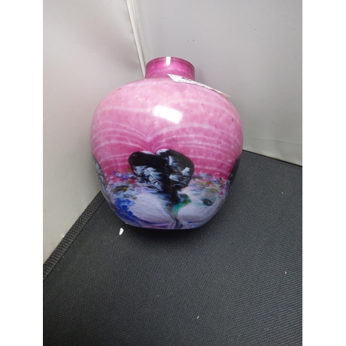 767 - Caithness Owl Glass Vase