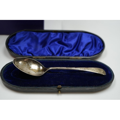 41 - Hallmarked Silver Spoon in original case 27g