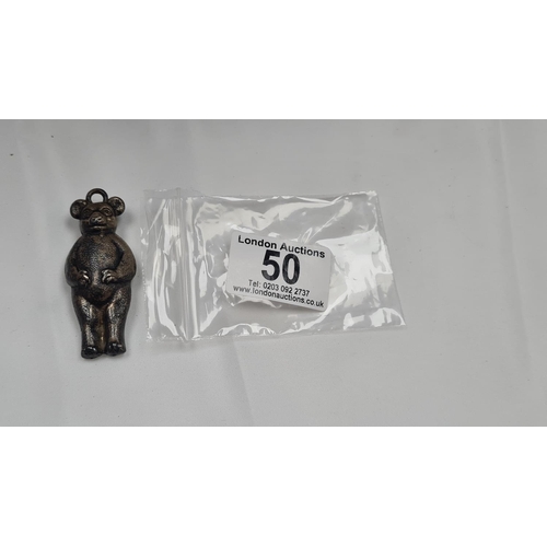 50 - Hallmarked Silver Babies Rattle