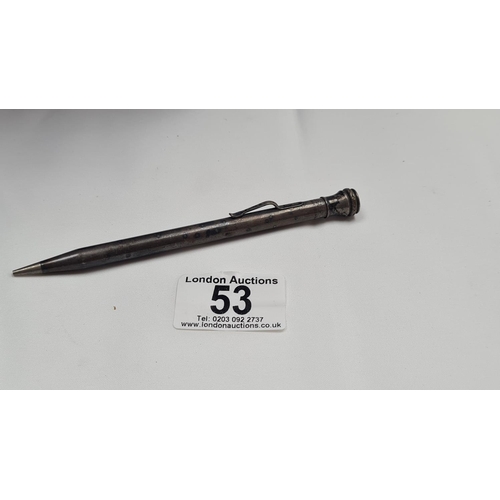 53 - Eversharp Silver Plated Mechanical Pencil