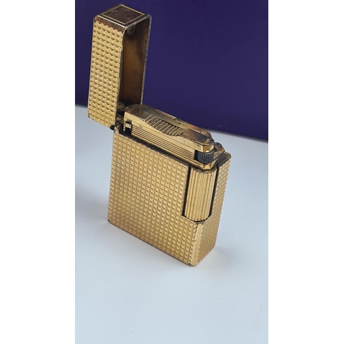 65 - Vintage Dupont Gold Plated Lighter