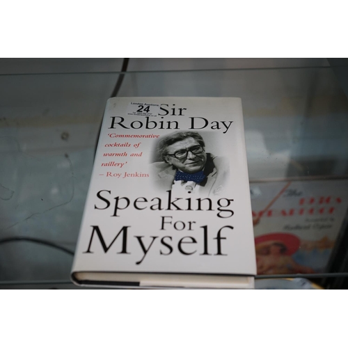 24 - Signed Hardback Book Sir Robin Day Speaking for Myself