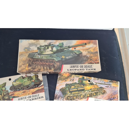 105 - Lot of 3 Unused Airfix Models incl. Leapard Tank