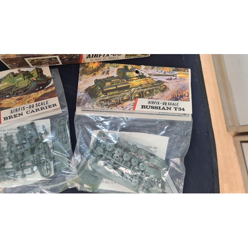 105 - Lot of 3 Unused Airfix Models incl. Leapard Tank