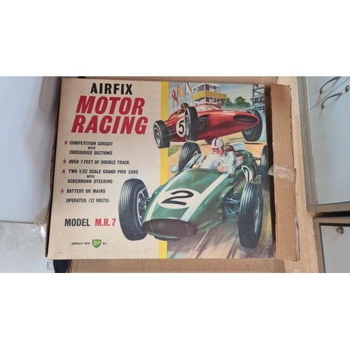 113c - Vintage and Complete Airfix MR7 Racing Kit with BP Oil