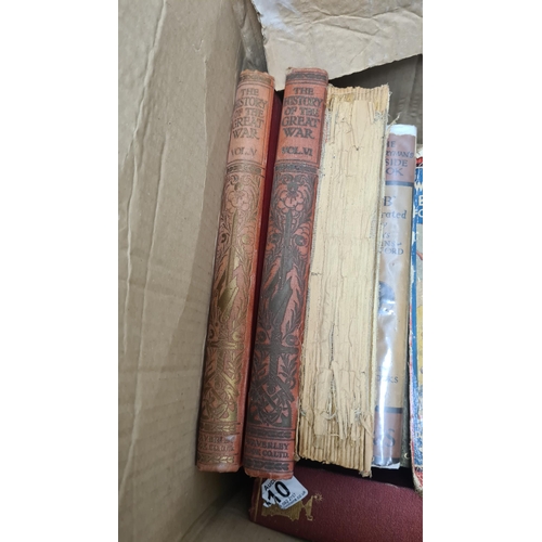 114 - A Good Lot of Vintage and Antique Books including books on Fly Fishing