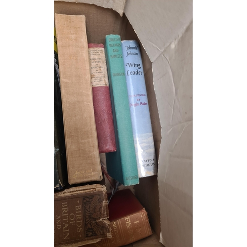 114 - A Good Lot of Vintage and Antique Books including books on Fly Fishing