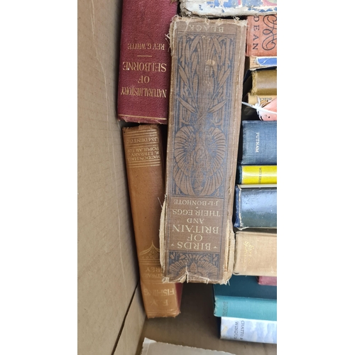 114 - A Good Lot of Vintage and Antique Books including books on Fly Fishing