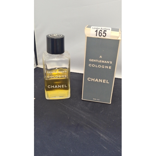 165 - Half Bottle of Vintage Chanel Gentlemans Cologne