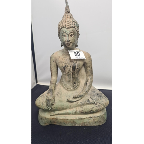 80 - Seated Bronze Buddha