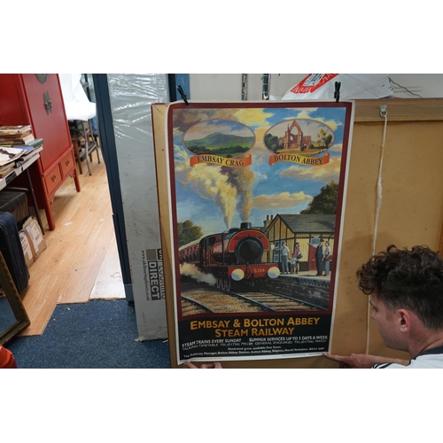 84a - 2 Vintage Railway Posters