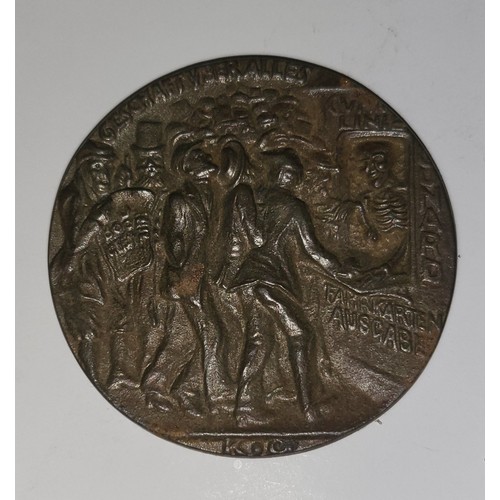 30 - German WW1 Karl Goetz Lusitania medallion