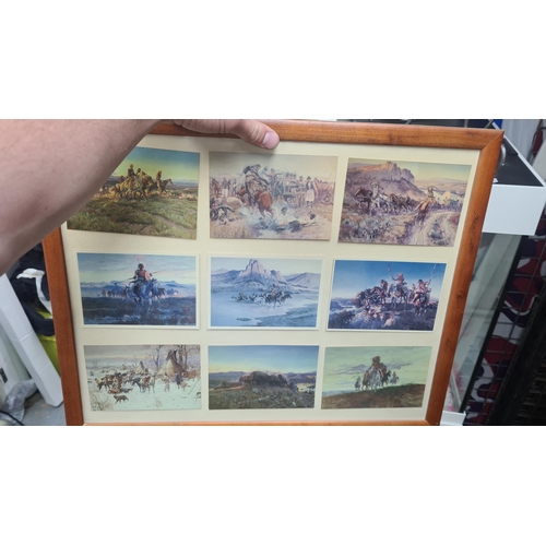 461 - Assorted Western Themed Pictures & Prints