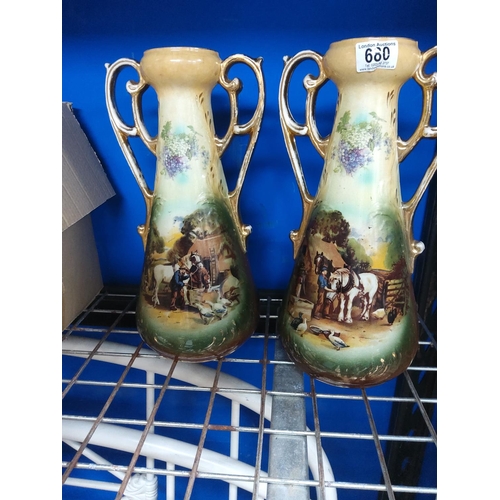 481 - Pair of Old Vases