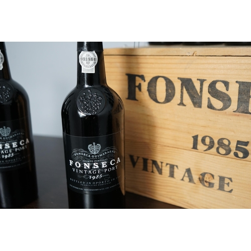 7 - Crate of 12 Bottles of Fonseca 1985 Vintage Port