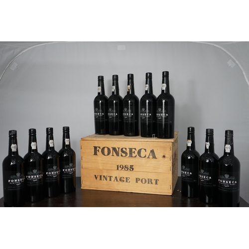 7 - Crate of 12 Bottles of Fonseca 1985 Vintage Port