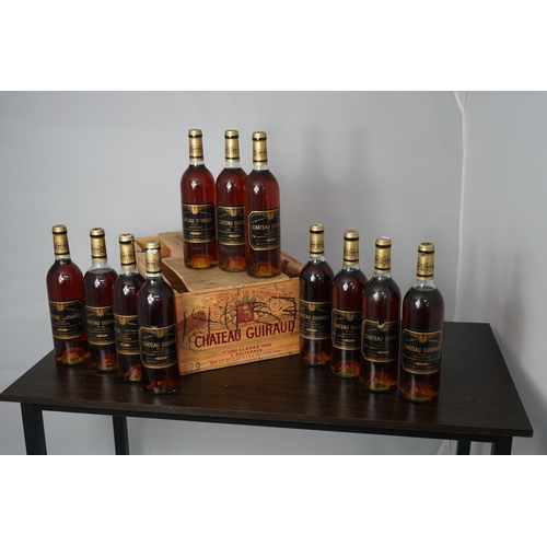 8 - Crate of 12 Bottles of 1979 Château Guiraud - 1er Grand Cru Classé Sauternes Wine