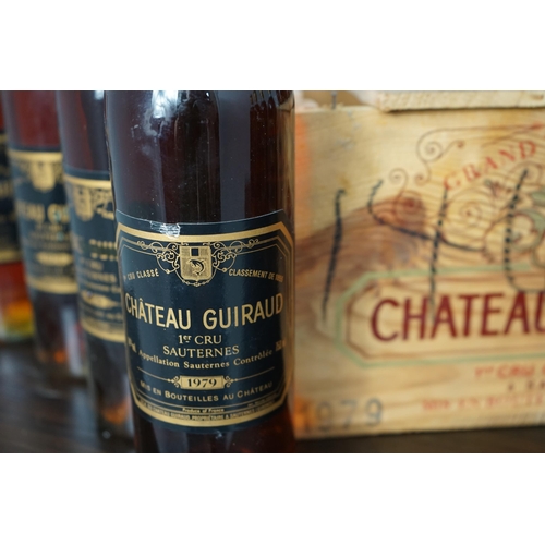 8 - Crate of 12 Bottles of 1979 Château Guiraud - 1er Grand Cru Classé Sauternes Wine