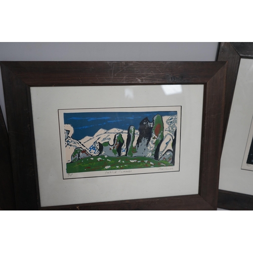 414 - Series of Framed Prints of the Pennines Signed including 1 Artists Proof