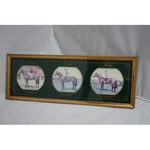 418 - Two Derby Winner Framed Prints